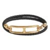 18K Roulis Double Tour Black H Bracelet
