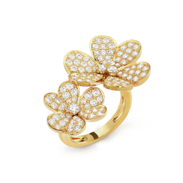 18K Frivole Between the Finger Ring