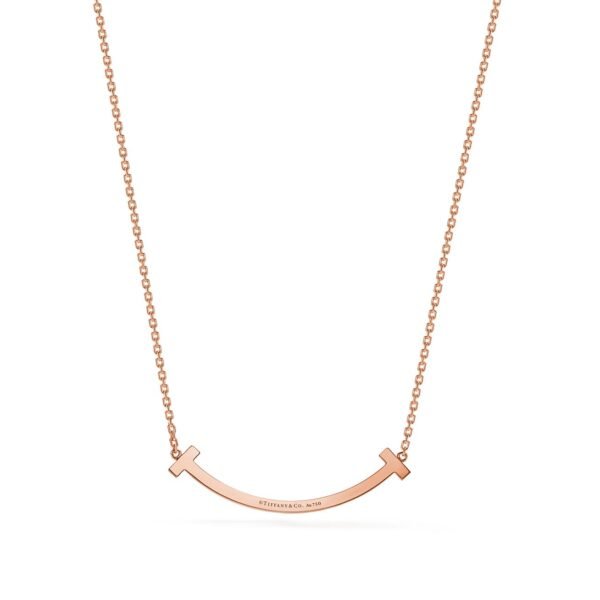 18K T Medium Diamond Pendant Necklace