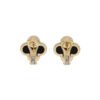 18K Vintage Alhambra Black Earrings