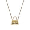 18K BB Hourglass Bag Necklace