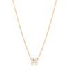 18K Mini Pop H White Necklace