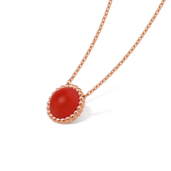 18K Perl¨¦e couleurs Carnelian Necklace