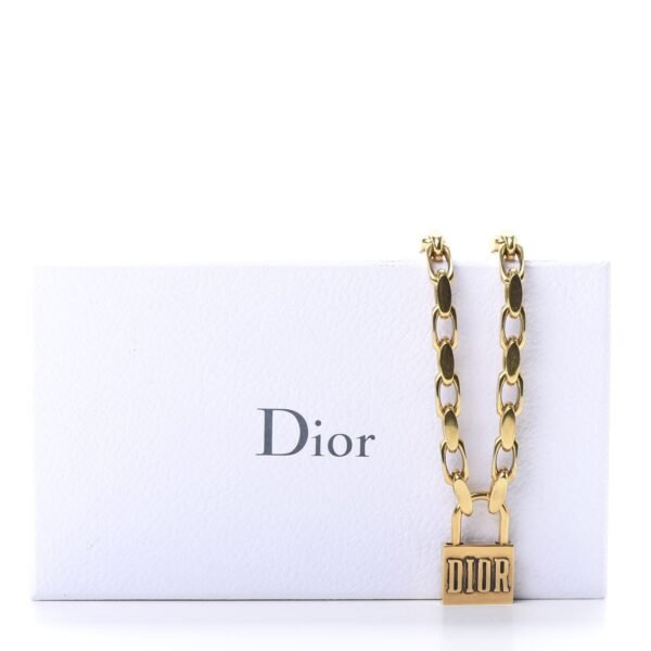 18K CD Lucky Locket Choker Necklace