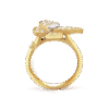 18K Two Butterfly Ring