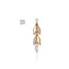 18K T Victoria Vine Convertible Drop Earrings