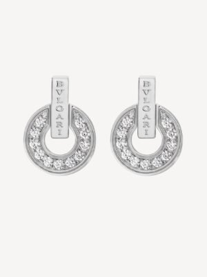18K BV White Gold Earrings