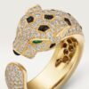 18K Panth¨¨re De Diamond Ring