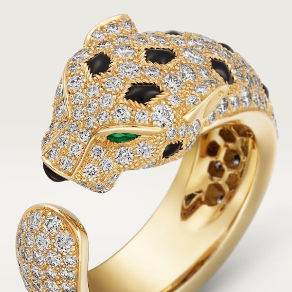 18K Panth¨¨re De Diamond Ring