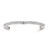 18K White Gold Perl¨¦e Diamonds One Row Bracelet