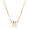 18K Mini Pop H White Necklace