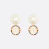 18K CD Tribales Multicolor Crystals Earrings