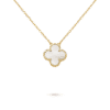 18K Vintage Alhambra Pendant Clover Necklace