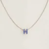 18K Mini Pop H Purple Necklace