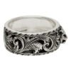 Double G Feline Head Ring