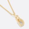 18K CD Lock Necklace