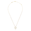 18K Vintage Alhambra Pendant Clover Necklace