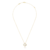 18K Vintage Alhambra Pendant Clover Necklace