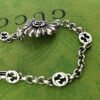 Double G Interlocking G Heart Bracelet