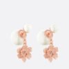 18K CD D-Millefiori Earrings