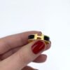 18K Vintage Clic H Ring