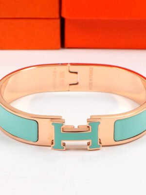 18K Clic H Green Bracelet
