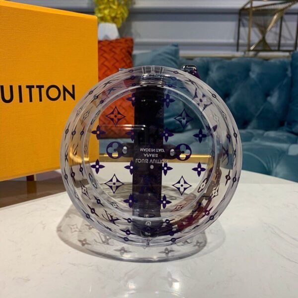 LV Scott Box Plexiglass Electric Blue For Women, Women¡¯s Box 4.9in/12.5cm LV GI0430