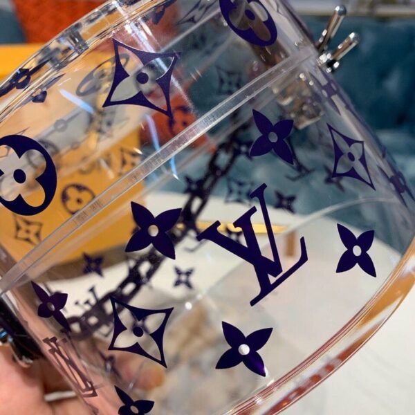 LV Scott Box Plexiglass Electric Blue For Women, Women¡¯s Box 4.9in/12.5cm LV GI0430