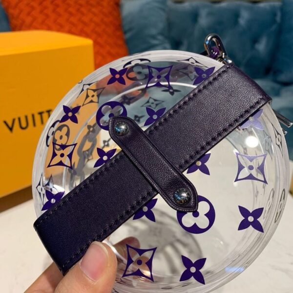 LV Scott Box Plexiglass Electric Blue For Women, Women¡¯s Box 4.9in/12.5cm LV GI0430