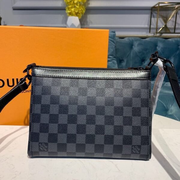 1006791567221791-pic-64293-1567306374 LV Triangle Messenger Damier Graphite Canvas For Men, Bags 8.9in/23.5cm LV M54330