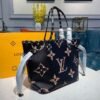 LV Neverfull MM Tote Bag Monogram Jungle Canvas Black For Women,  Shoulder Bags 12.2in/31cm LV M44676