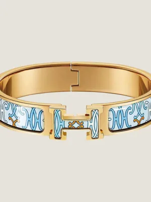 18K Clic H H Lift Blue Bracelet