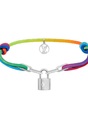 18K Louis Silver Lockit X Virgil Abloh Rainbow Bracelet