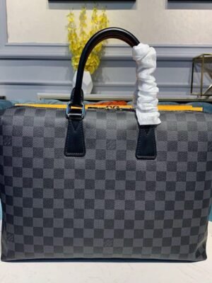 LV Porte Documents Jour Bag Damier Graphite Canvas For Men, Bags 14.5in/37cm LV N48224