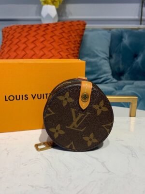 LV Round Case Monogram Canvas By Virgil Abloh For Women, Women¡¯s Bags 3.1in/8cm LV M68524