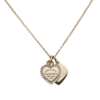 18K T Red Double Heart Diamond Necklaces