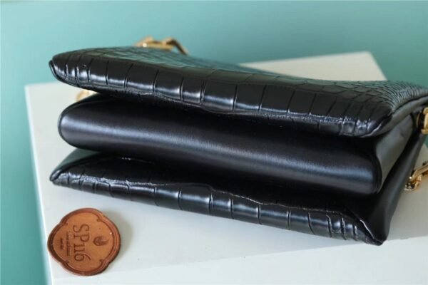 LV Coussin PM High Shiny Alligator Black For Women,  Shoulder And Crossbody Bags 10.2n/26cm LV?