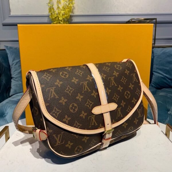 LV Saumur MM Monogram Canvas For Women, Women¡¯s Handbags, Shoulder And Crossbody Bags 11.8in/30cm LV M40710