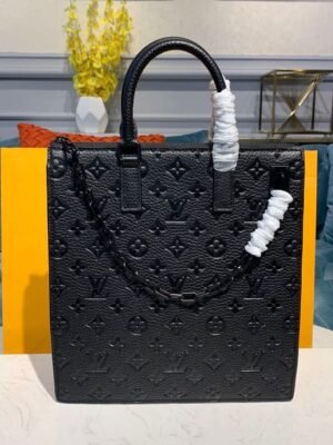 LV Runway Bag Monogram Empreinte Black For Men, Bags 10.2in/28cm LV M44476