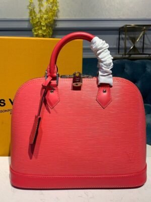 LV Alma PM Epi Hot Pink For Women, Women’s Handbags, Shoulder And Crossbody Bags 12.6in/32cm LV