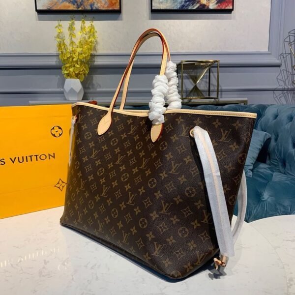 LV Neverfull GM Tote Bag Monogram Canvas Yellow For Women, Women Handbags, Shoulder Bags 15.7in/39cm LV M40992