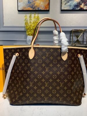 LV Neverfull GM Tote Bag Monogram Canvas Beige For Women, WoHandbag, Shoulder Bags 15.7in/39cm LV M40990