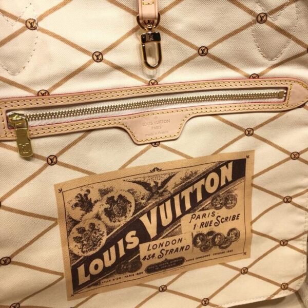 1086641572507733-pic-68577-1572512534 LV Neverfull MM Tote Bag Trompe L’oeil Print Damier Azur Canvas For Women, Shoulder Bags 12.6in/32cm LV N41065