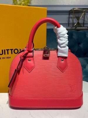 LV Alma BB Epi Hot Pink For Women, Women’s Handbags, Shoulder And Crossbody Bags 9.2in/23.5cm LV