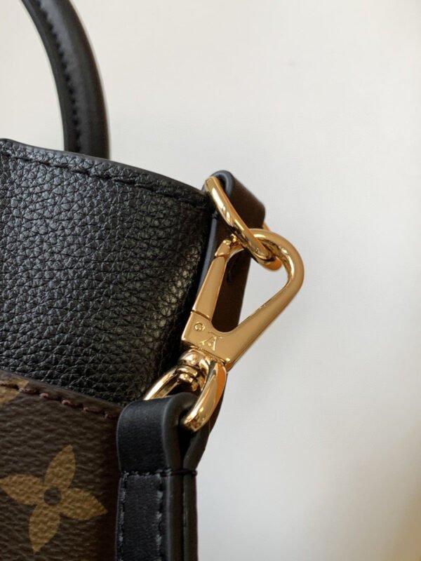 109dc842 LV On My Side PM Tote Bag Monogram Canvas Black For Women, Shoulder Bags 9.8in/25cm LV M57728