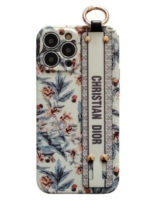 CD Purple & White Wristband iPhone Case