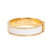 18K Clic H White Bracelet