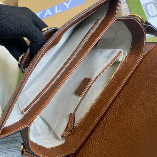 gg Horsebit 1955 Shoulder Bag Blue And Ivory For Women, Women’s Bags 9.8in/25cm gg