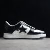BAPE STA Low-Top Sneakers in Black and White