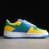 BAPE STA Low-Top Sneakers in Green, Blue, and Yellow